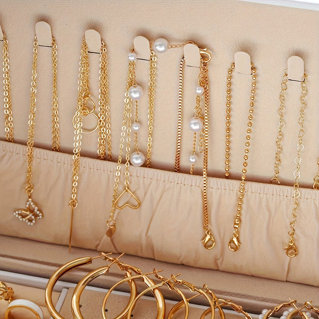 86-Piece Fashion Jewelry Set for Women – Elegant Necklace, Earrings, Rings & Studs Collection